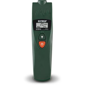 Extech CO-Messgerät CO15, mobil, Dual-Display, bis 1000 ppm, Kohlenmonoxid, mit Alarm & Speicher
