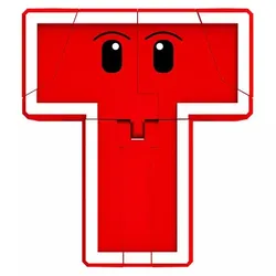 Litere Morphers: T - Tintenfischfigur