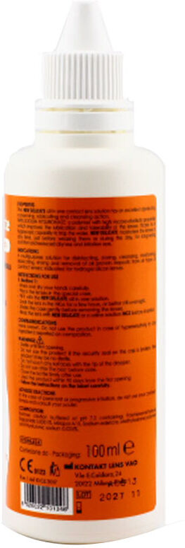 Kontakt Lens Soluzione unica Yal New Delicate 100 ml per Lenti a Contatto