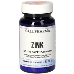 ZINK 12 mg GPH Kapseln 60 St