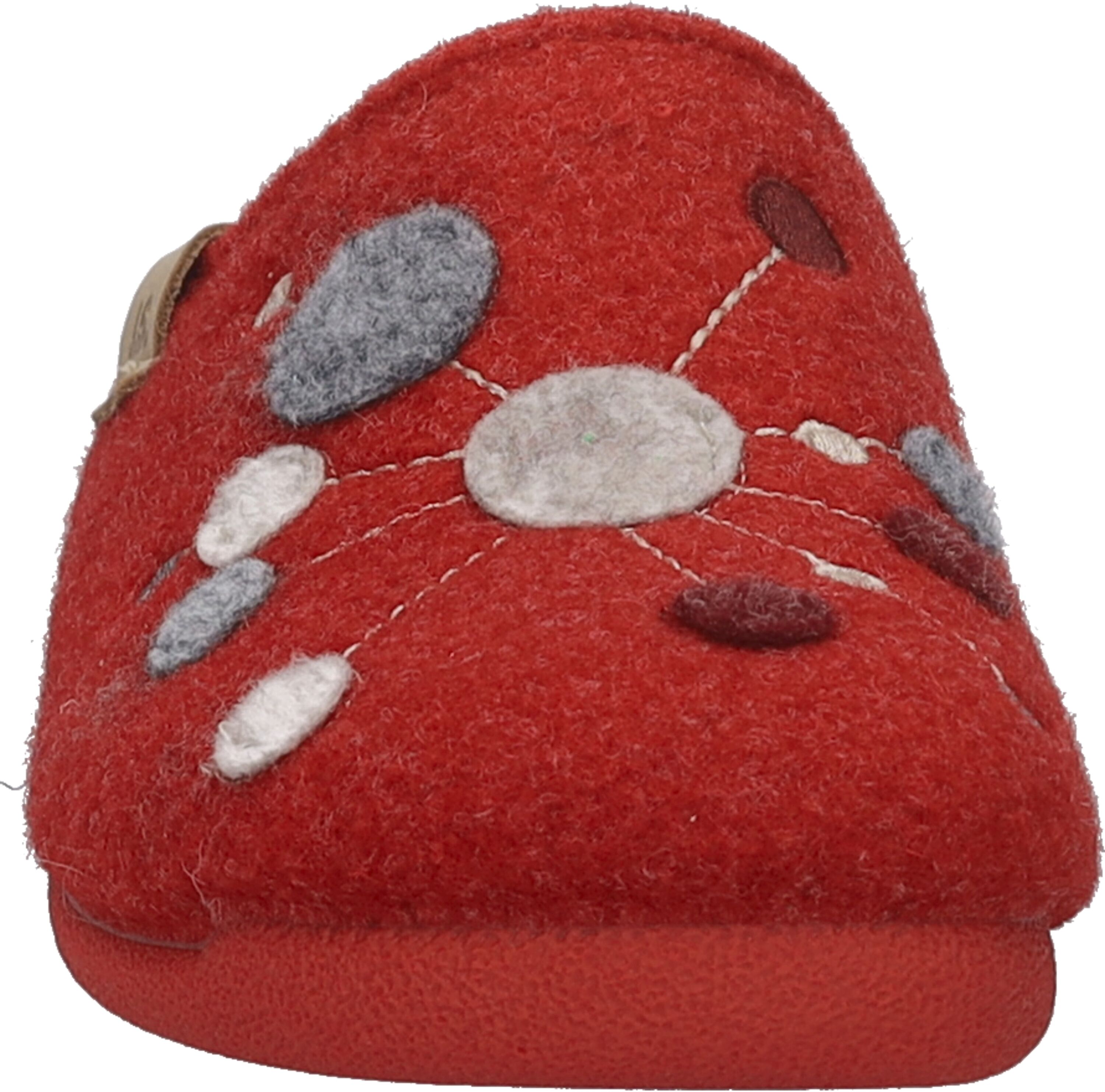 Hausschuh JOSEF SEIBEL "Cara 02, rot-multi", Damen, Gr. 41, rot (rot, multi), Schuhe Hausschuh