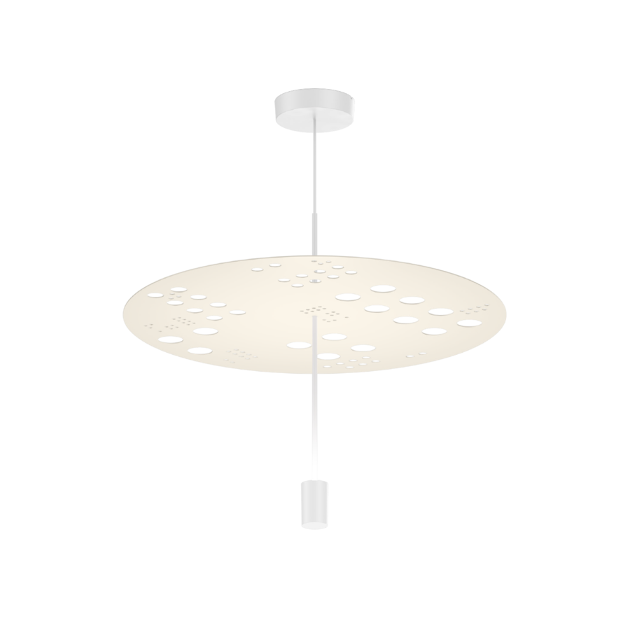 Wever & Ducré LED-Pendelleuchte SHEDDA FRACTAL CEILING SUSP 1.0 weiß/Live Simple 3000K 242684LS5 5404037373529