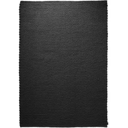 benuta Finest In- & Outdoor-Teppich Vita Schwarz 160x230 cm - Teppich für Balkon, Terrasse & Garten