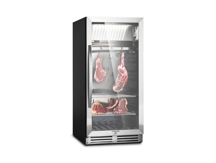 Klarstein Reifeschrank Steakhouse Pro 233, 233 l, Elektrische Fleischkühlschrank LED Touch Kühlen 233 L