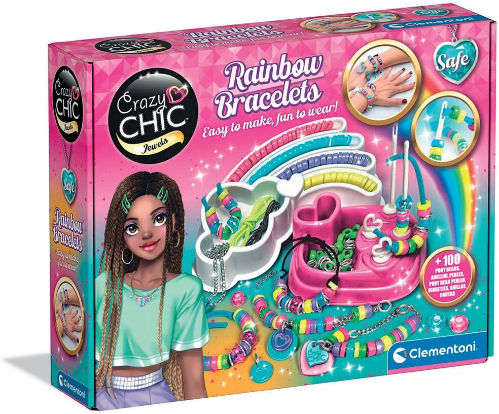 Clementoni Juego Rainbow Bracelets Crazy Chic .