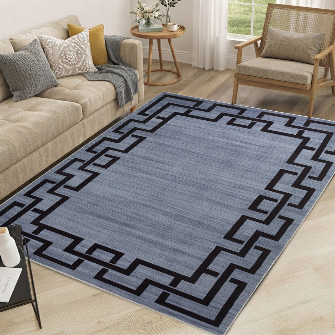 East Urban Home NICO Geometric Machine Tufted Printed Area Rug NICO Rectangle 200 x 290 cm