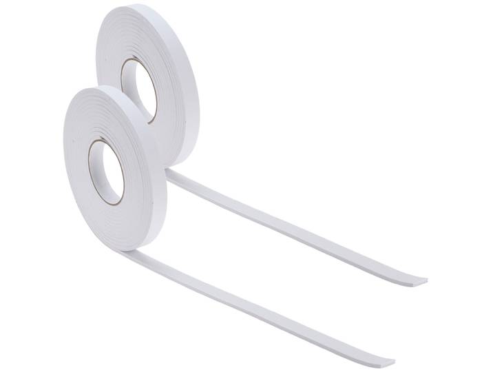 2er-Set Zugluft Dichtungsstreifen, 6 m x 2 cm, 5 mm dick, selbstklebend