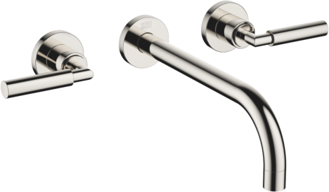 Dornbracht Tara. Fertigmontageset 36717882-08 für Waschtisch-Wand-Armatur, ohne Ablaufgarnitur, 240 mm, platin