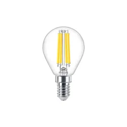 Philips LED Filament E14 LED-Leuchtmittel in Tropfenform dimmbar 3,4W wie 40W warmweißes Licht mit hoher Farbwiedergabe 90Ra