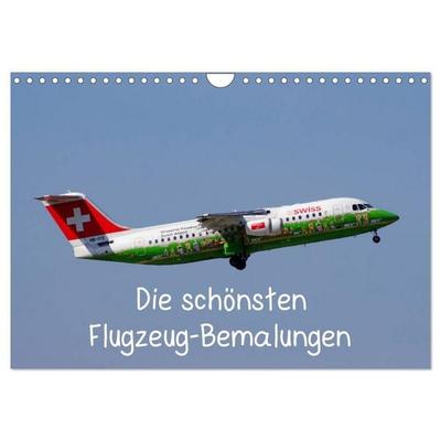 Die schönsten Flugzeug-Bemalungen (Wandkalender 2027 DIN A4 quer), CALVENDO Monatskalender