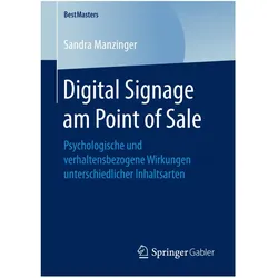 Digital Signage am Point of Sale, Fachbücher von Sandra Manzinger