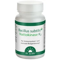 Bacillus subtilis plus Nattokinase-Enzym Vitamin K2 vegan