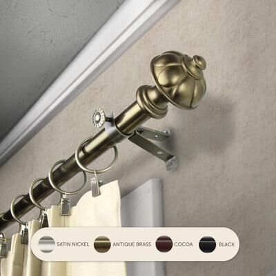 InStyleDesign Noah Adjustable Curtain Rod