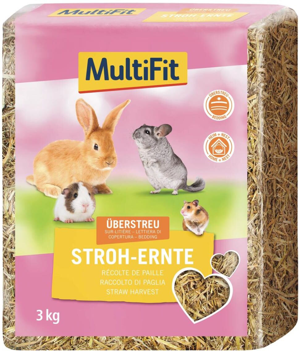Multifit Lettiera Paglia Naturale 3KG