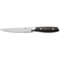 12x Steakmesser Set CARLOS mit Eschenholzgriff, 25 cm, Set, Klingenstahl 420, Holz