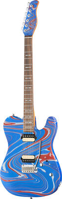 Larry Carlton T7 SW Blue Swirl Blue Swirl