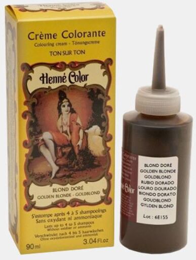CREME COLORANTE HENNE LOURO DOURADO 90ml