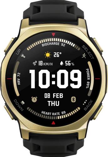 Amazfit T-Rex 3 Pro Smartwatch 44mm Gold, Schwarz
