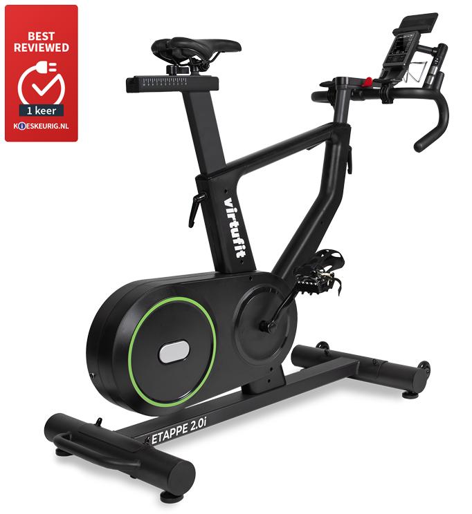 VirtuFit Etappe 2.0i Indoor Cycle Bike Schwarz mit 24 Widerstandsstufen