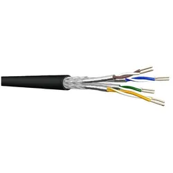 Draka Comteq DRMC Datenkabel Cat7 1000MHz UC900SS 4P23 S/FTP PE schwarz RG50