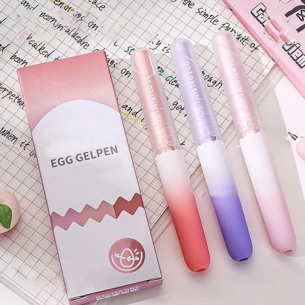 INF Eierstifte - Gelstifte mit Drehmechanismus [3er-Pack] - Macaron-Farben, schnell trocknend