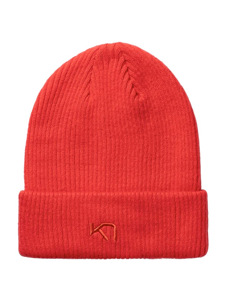 KARI TRAA Mütze "Astrid" in Rot - onesize