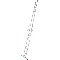 Krause Schiebeleiter »MONTO Fabilo« 2x 15 Sprossen grau, 113x440 cm