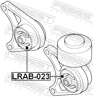 Febest Lagerung, Differential Lrab-023 Für Land Rover