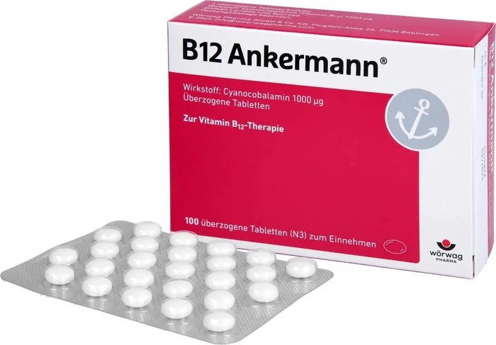 B12 Ankermann Komplex überzogene Tabletten 100 St Überzogene