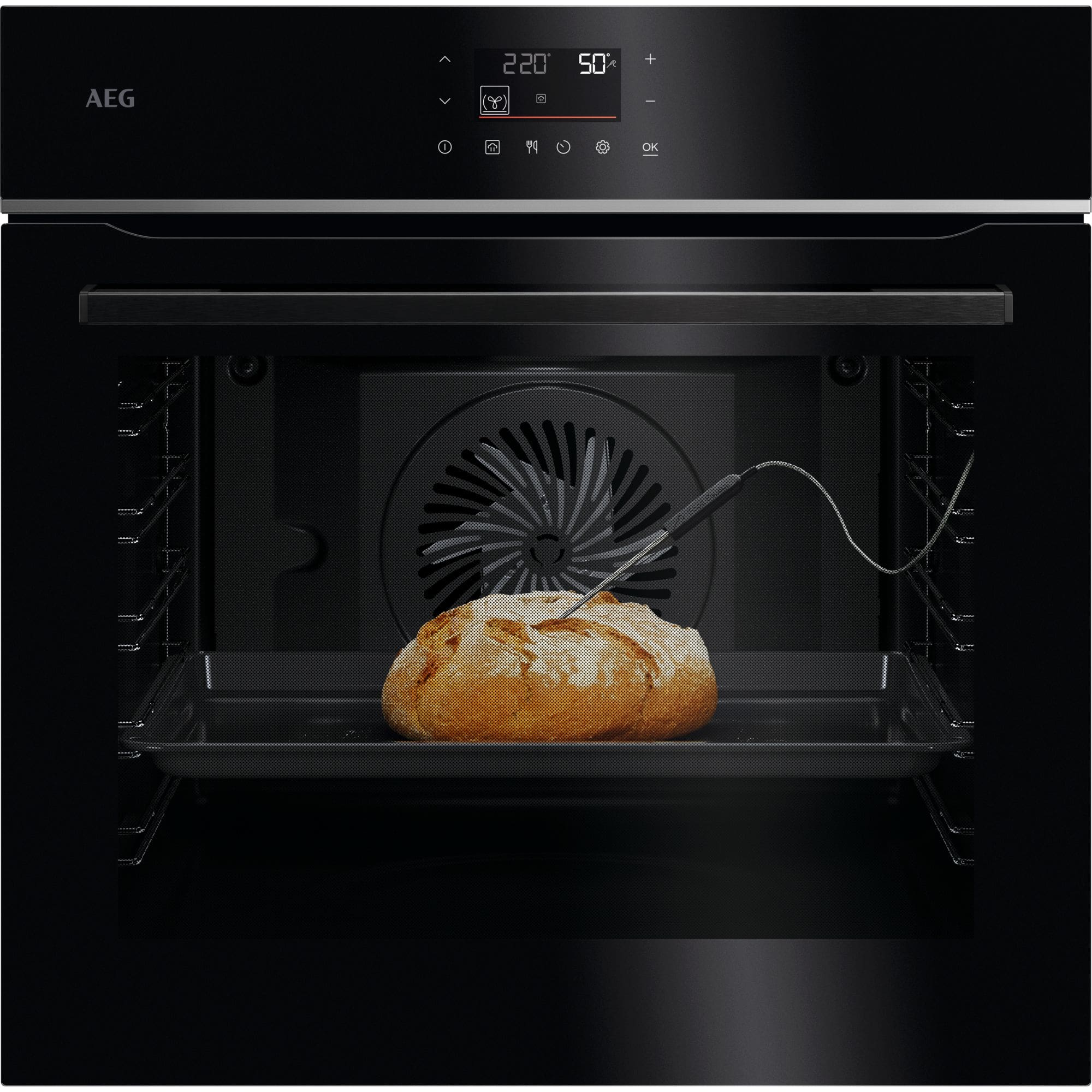 AEG Serie 5000 TA5PB53FPB Einbaubackofen groß Dampfgaren AutoClean 944 035 259