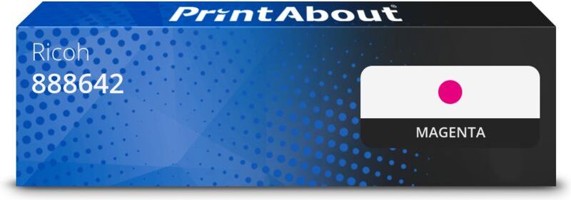 PrintAbout Toner kompatibel mit Ricoh 888642 (Type MP C3000E) - Magenta