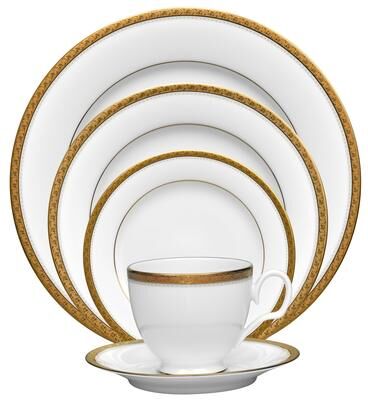 Noritake Charlotta 5-Piece Place Setting, Service for 1