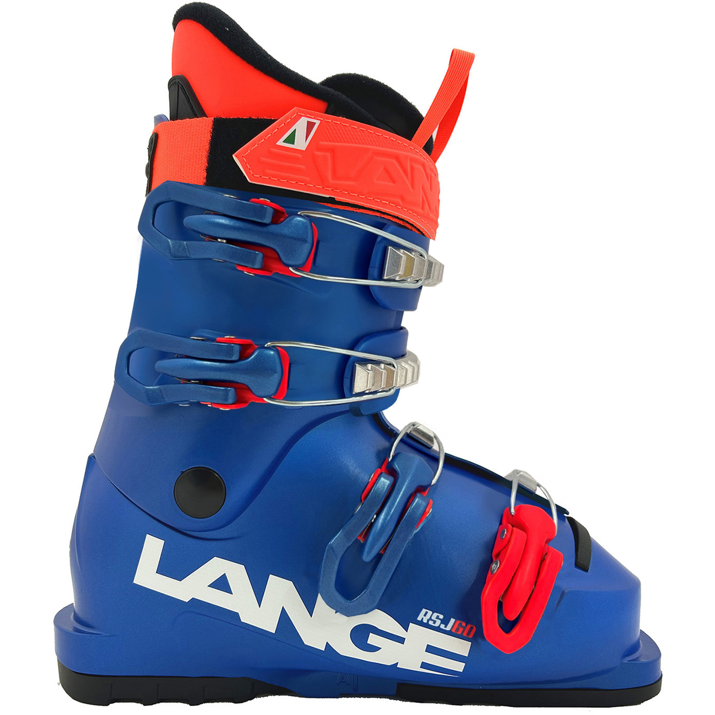 Lange RSJ 60 Alpinskischuhe Kinder Alpinskischuhe blau Größe 35 Skifahren