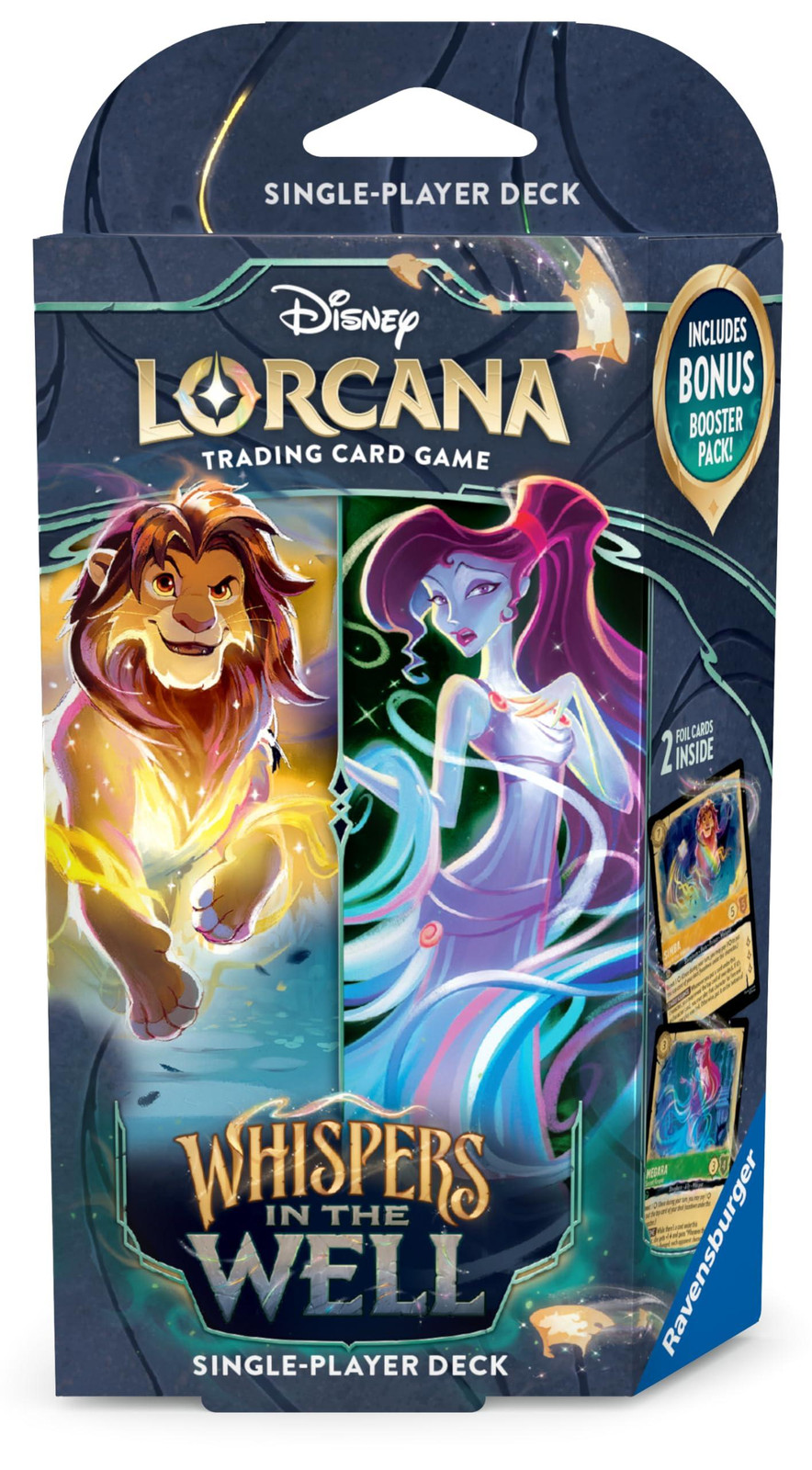 Ravensburger Lorcana Whispers in the Well Amber & Emerald Starter Deck
