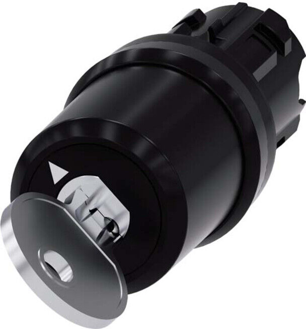 Siemens Indus.Sector Interrupteur à clé 22 mm, retrait de clé 3SU1000-5BF01-0AA0 (3SU10005BF010AA0)