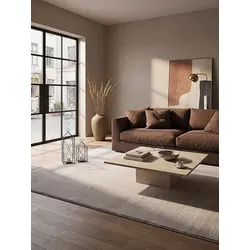 Teppich Hochflor Beige 120x160 cm - ALDAN   Kadima Design