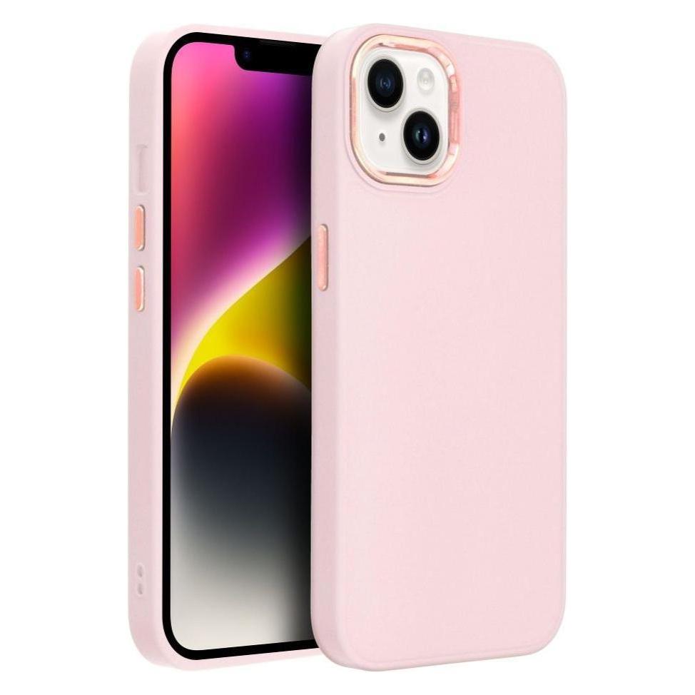 OEM Hülle mit Rückseite für iPhone 17 Pro / 18 Pro, Rahmen in Puderrosa (Apple iPhone 17 Pro) (75096353)