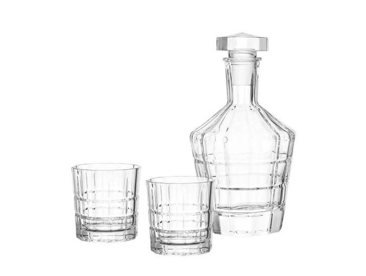Leonardo Whisky-Gläserset Spiritii, Transparent, Glas, 3-teilig, 28.00x13.80x31.50 cm, Essen & Trinken, Gläser, Gläser-Sets
