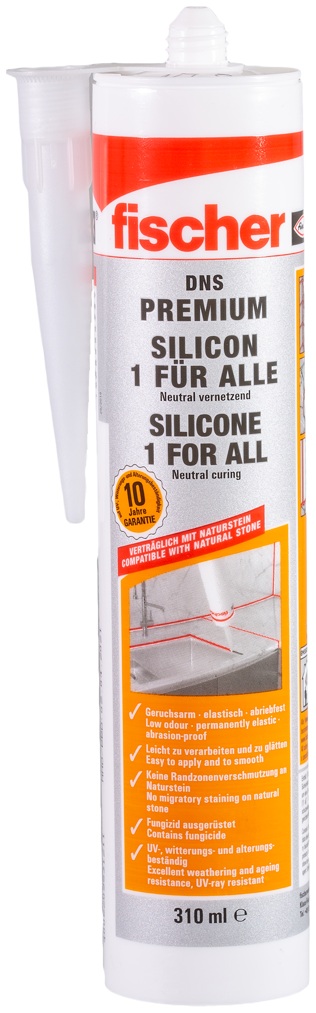 fischer Deutschland Vertriebs GmbH fischer Natursteinsilicon DNS transparent 310 ml 053121