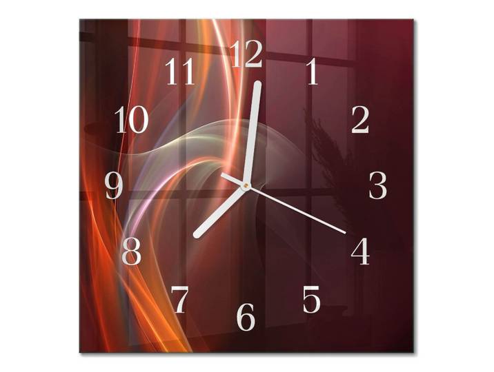 WANDUHR 30x30 cm - Abstrakte Linien