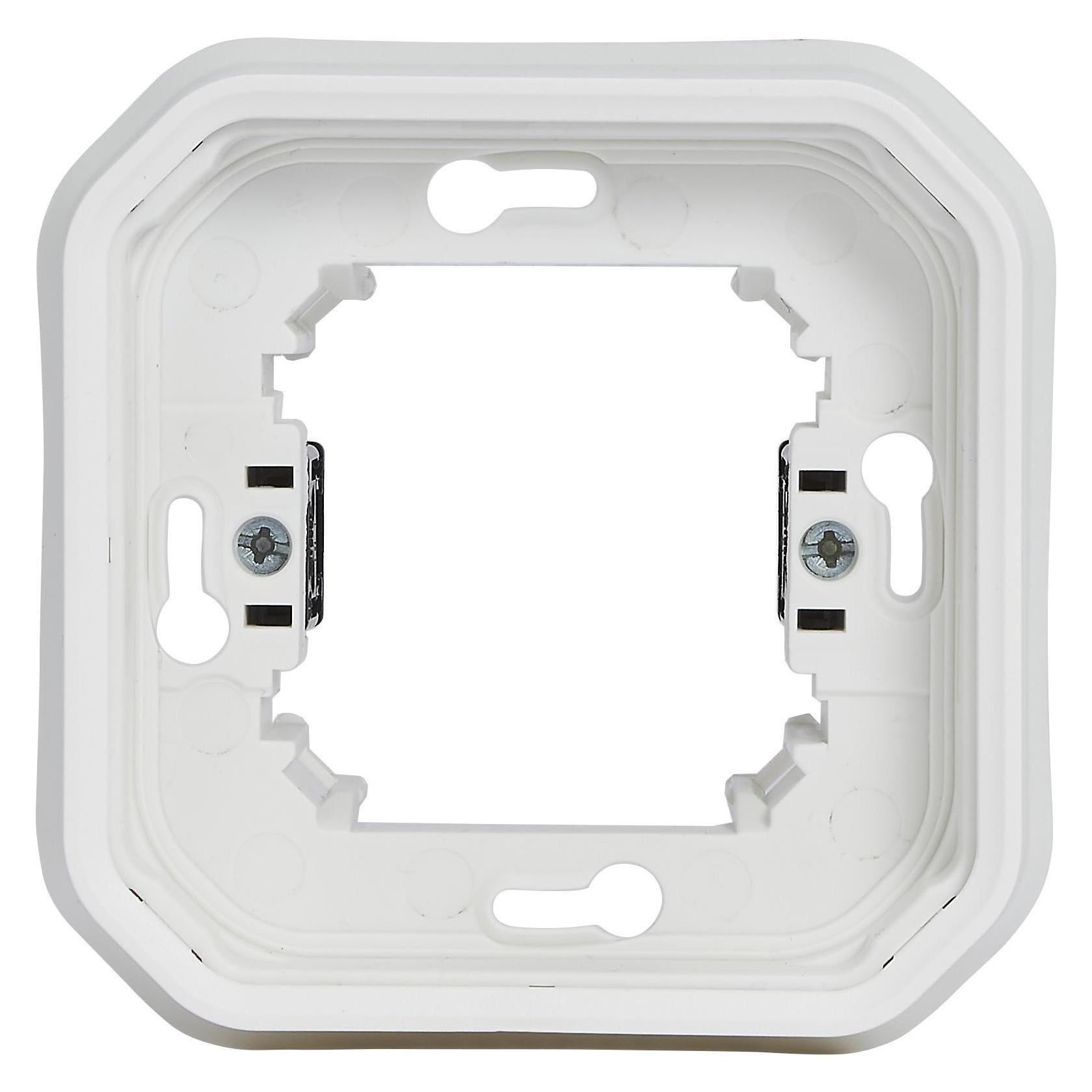 Legrand PLEXO New Feuchtraum-Unterputz-Tragrahmen, mit Spreizkralle Weiss, 069693L (069789L)