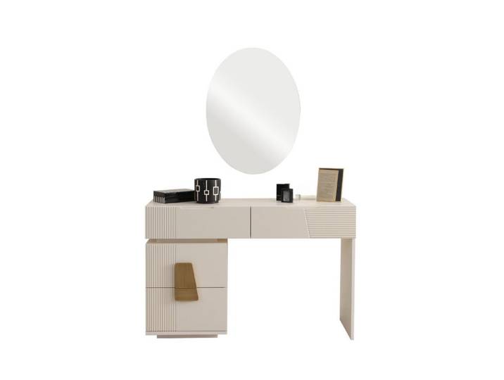 Villa Möbel Kommode Velteria (Packung, 2 St., 1 St. Kommode), Kommode mit Spiegel und Stauraum für mehr Ordnung