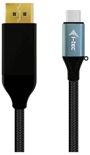 I-tec Anschlusskabel USB-C Stecker, DisplayPort Stecker 1.5m Schwarz C31CBLDP60HZ USB-C-Displaykabel