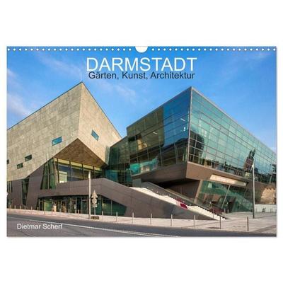 Darmstadt – Gärten, Kunst, Architektur (Wandkalender 2027 DIN A3 quer), CALVENDO Monatskalender