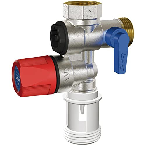 Watts Veiligheidsgroep recht RVS 3/4 inch voor boiler, Zilver