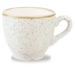 Churchill1795 Churchill Stonecast Espresso Tasse 9 cl, Barley White