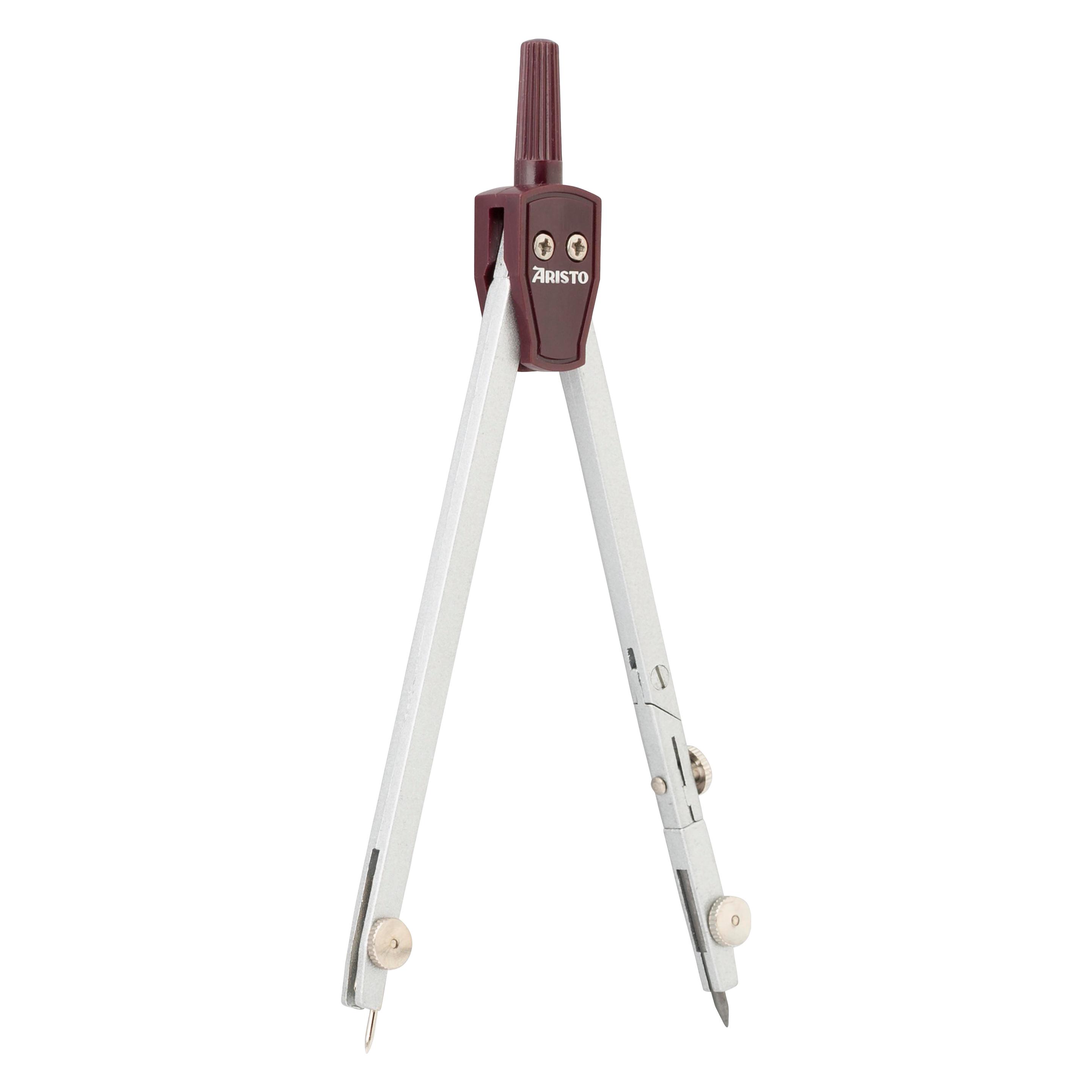 Aristo Einsatzzirkel 1 Gelenk max. 360mm Länge: 135mm silber/bordeaux (AR55030)