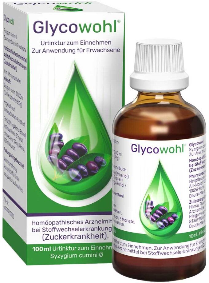 Glycowohl® pflanzliche Tropfen bei Diabetes und Blutzucker