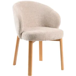Actona Stuhl Darlene Stoff Beige