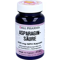 Asparaginsäure 500 mg Gph Kapseln 60 ST